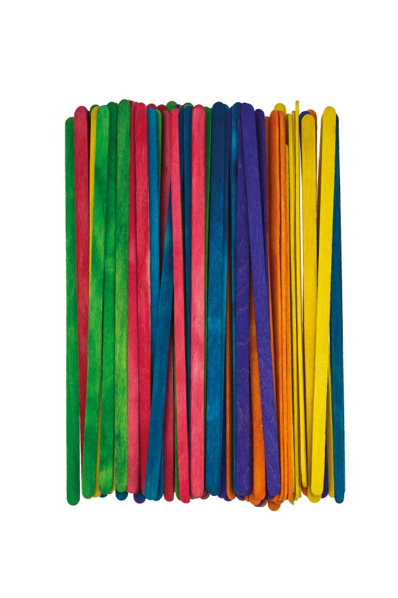 Patyczki drewniane kolor 17,8cm Brewis